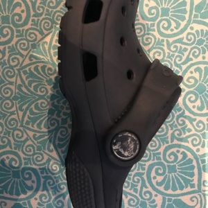 Toddler dark blue crocs